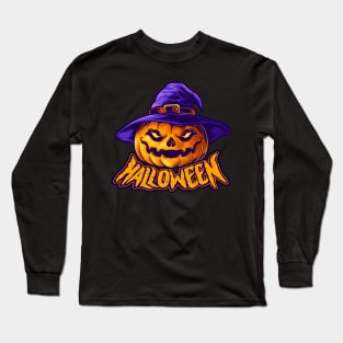 Stickers Halloween Chillin', Killin' Sticker Long Sleeve T-Shirt